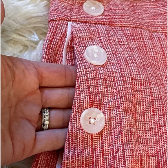 Banana Republic Red striped sailor pant size 0 - Picture 4 of 12